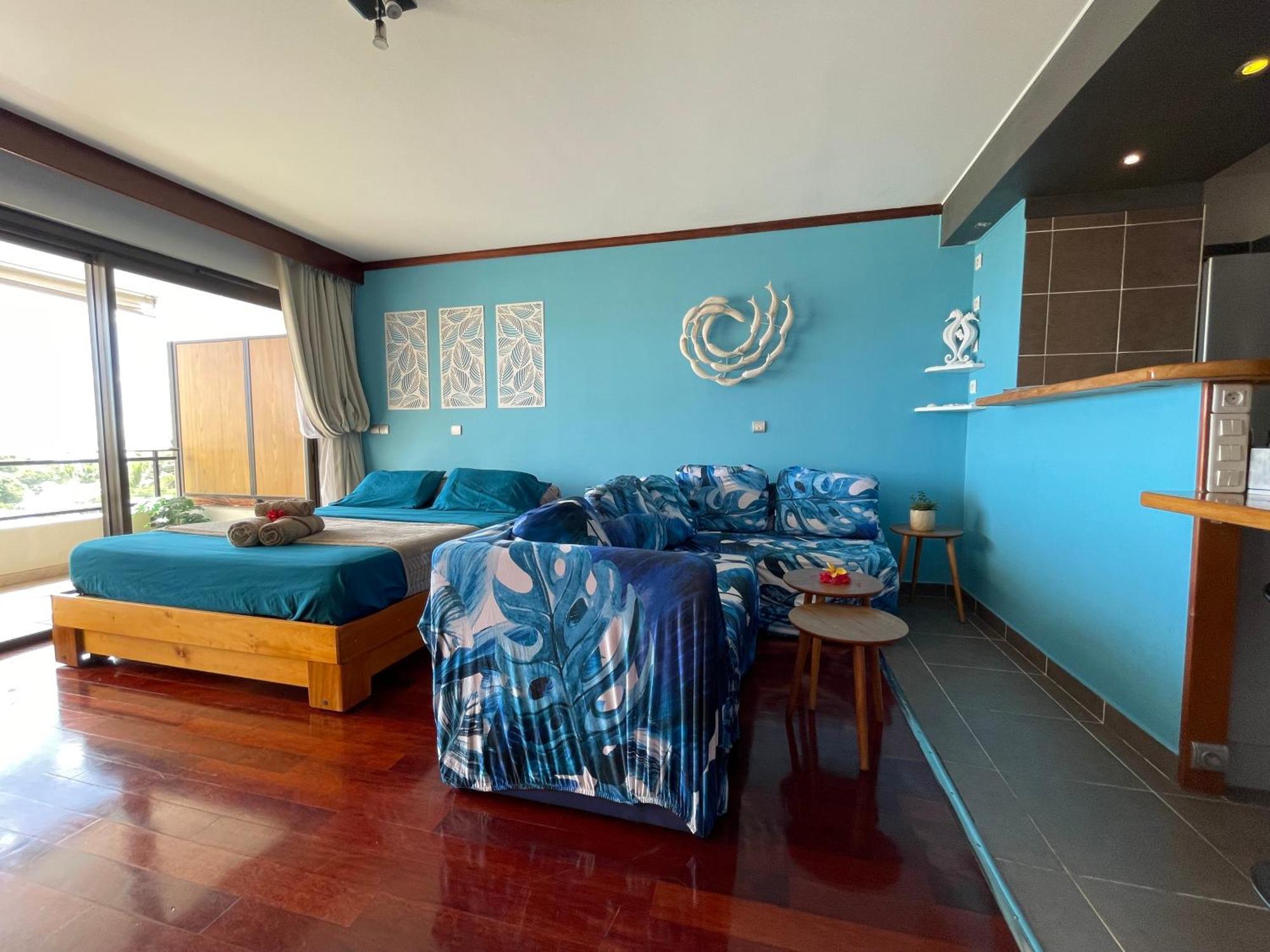 Blue Moana Studio Papeete - Sea View, Ac, Fast Wifi, Pool, Gym Eksteriør bilde
